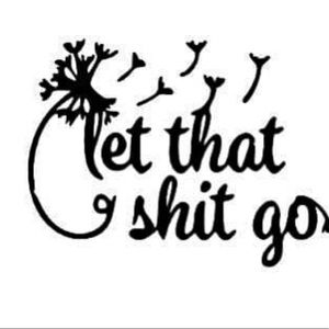 Let it go decal